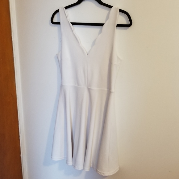 twik Dresses & Skirts - Twik Scalloped Waffle Dress